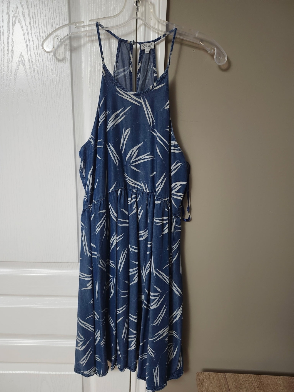 Kismet Denim Blue Swing Dress Size Medium